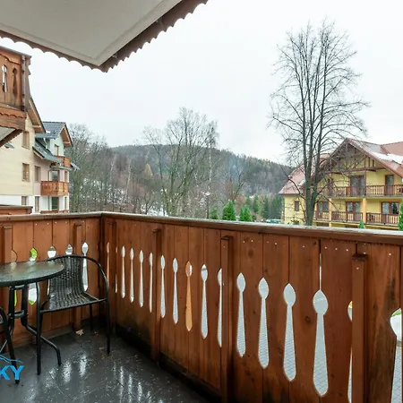 Bluesky - Centrum Karpacza, Blisko Pkp, Balkon, Spokojna Zielona Okolica Apartmán *