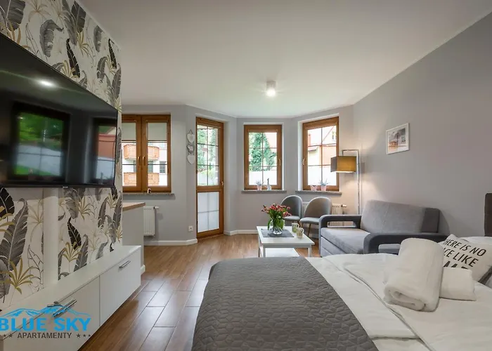 Bluesky - Nadrzeczna 3d-3e, Blisko Centrum Karpacza, Dworca Pkp W Zielonej Okolicy 카르파츠